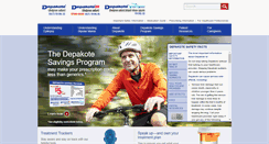 Desktop Screenshot of depakote.com